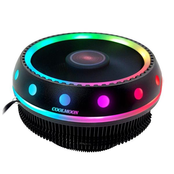 coolmoon ufo rgb cpu cooler теплоотвод led 12v для amd pc процессор desktop радиатор охлаждения
coolmoon ufo rgb cpu cooler теплоотвод led 12v для amd pc процессор desktop радиатор охлаждения