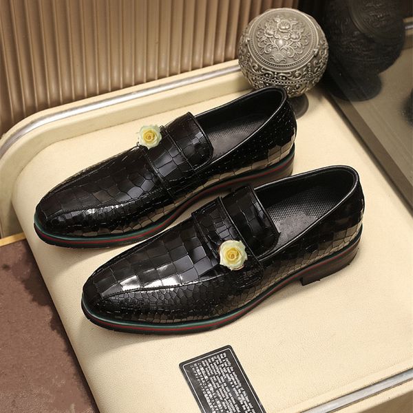 new men's genuine leather shoes business luxury dress men casual shoes leather apartments wedge platform, Black
new men's genuine leather shoes business luxury dress men casual shoes leather apartments wedge platform, Black