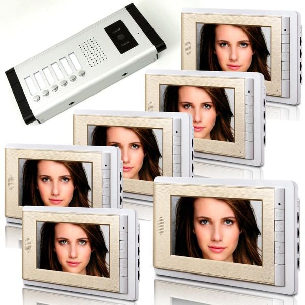 7" telephone intercom 3-12 units video door phone for multi apartments video call for the entrance door camera doorbell intercom
7" telephone intercom 3-12 units video door phone for multi apartments video call for the entrance door camera doorbell intercom