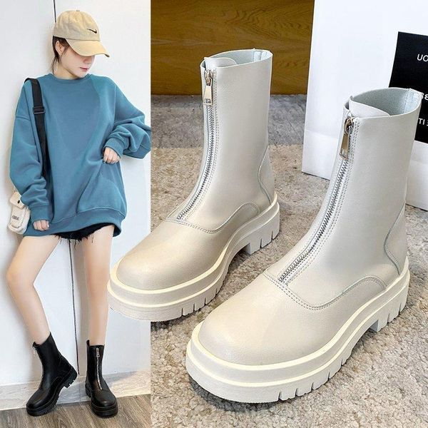 2021 fashion platform womens boots black leather chunky heel ankle boots for women zipper winter women botas mujer
2021 fashion platform womens boots black leather chunky heel ankle boots for women zipper winter women botas mujer