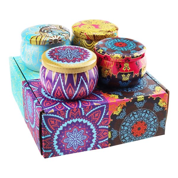 scented candle jar tin box set empty drum shaped 4pcs food grade tinplate candy chocolate storage christmas gift package
scented candle jar tin box set empty drum shaped 4pcs food grade tinplate candy chocolate storage christmas gift package