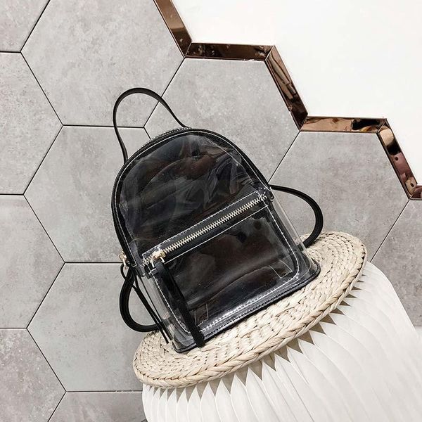new transparent pvc girls shoulder bag fashion solid zipper mini backpack teenager students jelly plastic small bag travel pack bbyujf
new transparent pvc girls shoulder bag fashion solid zipper mini backpack teenager students jelly plastic small bag travel pack bbyujf