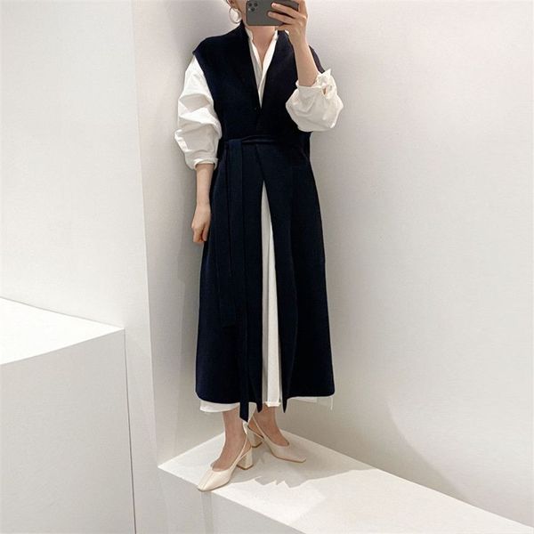2021 New Estilo Coreano Conjunto Duas Peas Outono Chique Solto Puff Manga Camisa Vestido V-neck Malha Colete Ternos Suor Feminino 2 ATIM, Gray
2021 New Estilo Coreano Conjunto Duas Peas Outono Chique Solto Puff Manga Camisa Vestido V-neck Malha Colete Ternos Suor Feminino 2 ATIM, Gray