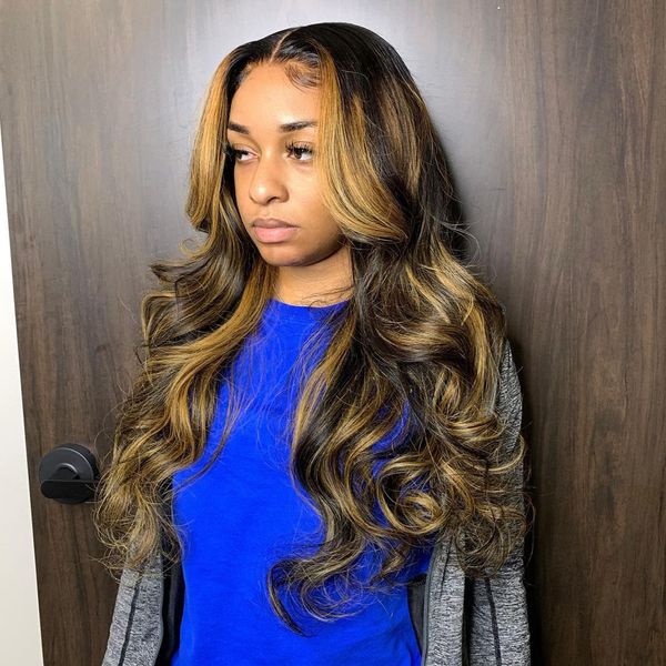 body wave lace front wig brazilian 30 inch highlight human hair wigs for black women honey blonde ombre 13x6x1 lace front wig, Black;brown
body wave lace front wig brazilian 30 inch highlight human hair wigs for black women honey blonde ombre 13x6x1 lace front wig, Black;brown