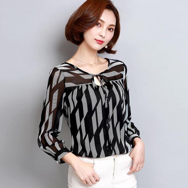 women's blouses & shirts women blouse chiffon for striped office lady fashion korean long sleeve femme blusa plus size xxxl, White
women's blouses & shirts women blouse chiffon for striped office lady fashion korean long sleeve femme blusa plus size xxxl, White