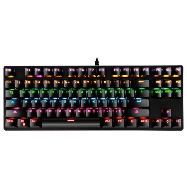 gaming mechanical keyboard 87 key blue switch ergonomics colorful backlight compact design wired keyboard for gamer pc laptop
gaming mechanical keyboard 87 key blue switch ergonomics colorful backlight compact design wired keyboard for gamer pc laptop