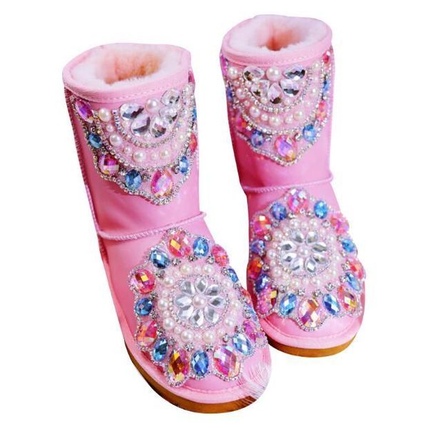 2020 precious sweet hand-studded background level added dwaterproof proof water women's cotton shoes snow boots esr1, Black
2020 precious sweet hand-studded background level added dwaterproof proof water women's cotton shoes snow boots esr1, Black