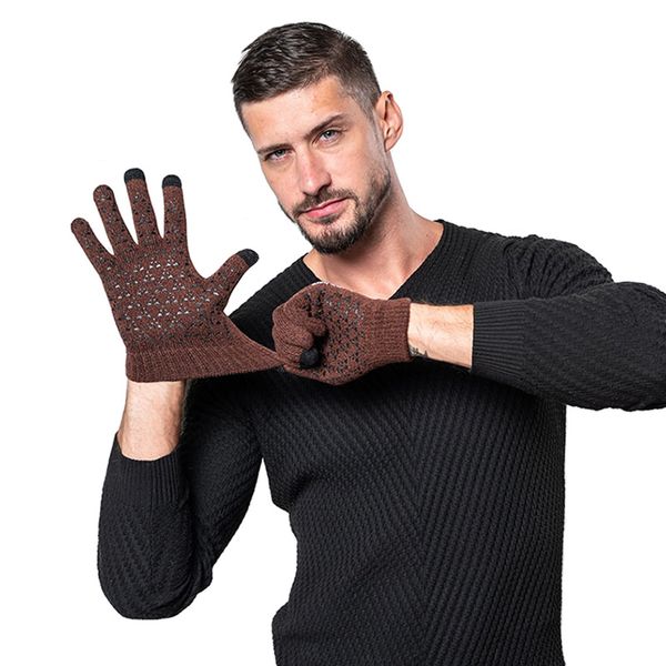 autumn knitted non-slip rubbertouch screen male thicken warm gloves winter men mittens, Blue;gray
autumn knitted non-slip rubbertouch screen male thicken warm gloves winter men mittens, Blue;gray