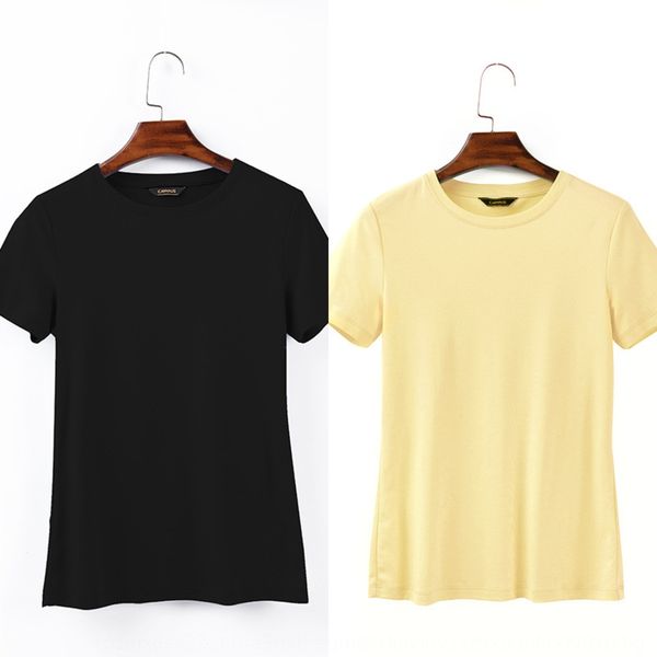 summer women's solid t-shirt color thin short sleeve crew neck cotton simple t-shirt women k166a bhkpn, White
summer women's solid t-shirt color thin short sleeve crew neck cotton simple t-shirt women k166a bhkpn, White