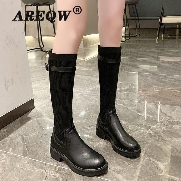 boots areqw knee high women autumn winter square heel lady platform shoeselegant woman black round toe long
boots areqw knee high women autumn winter square heel lady platform shoeselegant woman black round toe long