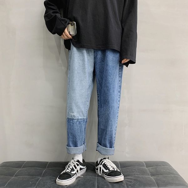 bs9wm color matching ins br fashion and jeans jeanstrousers men's jeansloose and versatile straight pants summer jeans korean wide leg, Blue
bs9wm color matching ins br fashion and jeans jeanstrousers men's jeansloose and versatile straight pants summer jeans korean wide leg, Blue