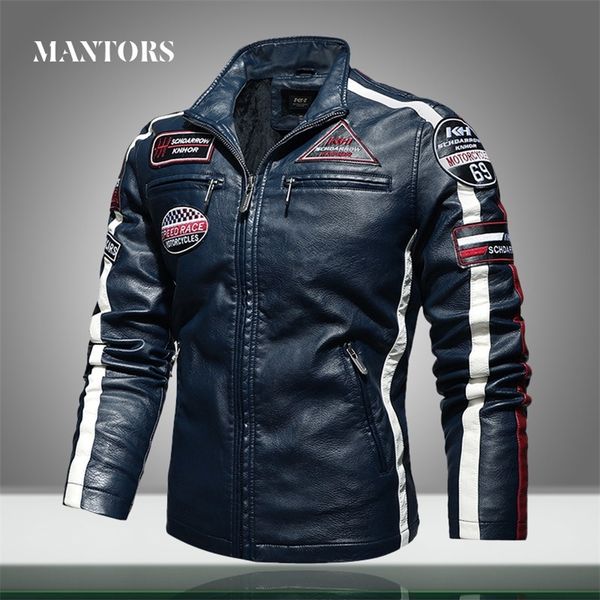 winter leather jacket men stand collar motorcycle retro velour pu jackets embroidery printing big size mens zipper coats 201114, Black;brown
winter leather jacket men stand collar motorcycle retro velour pu jackets embroidery printing big size mens zipper coats 201114, Black;brown