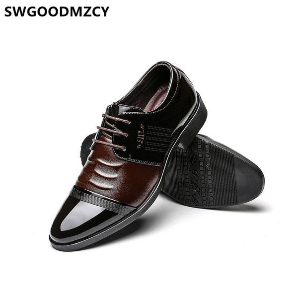 dress shoes office men formal italian brand brown suit classic patent leather coiffeur luxury designer, Black
dress shoes office men formal italian brand brown suit classic patent leather coiffeur luxury designer, Black