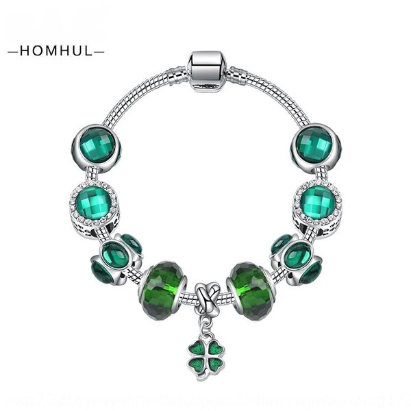panjia selling small fresh clover diy clover bracelet diy large hole glass beads bead bracelet z6vr6, Golden;silver
panjia selling small fresh clover diy clover bracelet diy large hole glass beads bead bracelet z6vr6, Golden;silver