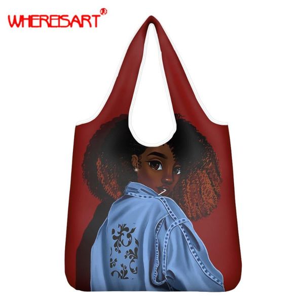 whereisart африканских девочек черных женщин магия мешок плеча tote складная сумка сумка для женщины большой емкости сумки для покупок 2020
whereisart африканских девочек черных женщин магия мешок плеча tote складная сумка сумка для женщины большой емкости сумки для покупок 2020