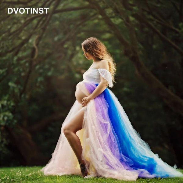 maternity dresses dvotinst pography props off-shoulder rainbow mesh elegant po shooting pregnancy dress studio prop, White
maternity dresses dvotinst pography props off-shoulder rainbow mesh elegant po shooting pregnancy dress studio prop, White