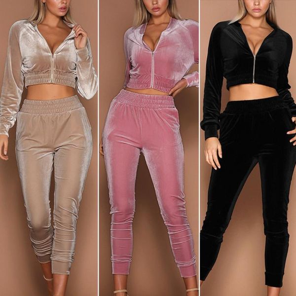 running sets women tracksuit zipper hoodies sweatshirt pants 2 pieces set cropped pullover and trousers suits, Black;blue
running sets women tracksuit zipper hoodies sweatshirt pants 2 pieces set cropped pullover and trousers suits, Black;blue