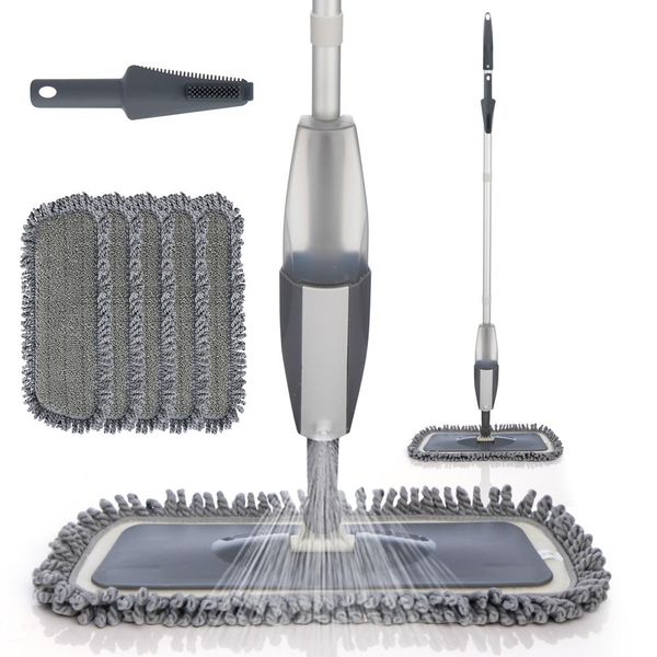 floor spray mop with 4pcs reusable pads combination wooden floor ceramic tile matic mop dry and wet home cleaning tools bbytar lipper
floor spray mop with 4pcs reusable pads combination wooden floor ceramic tile matic mop dry and wet home cleaning tools bbytar lipper