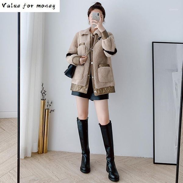 fur real coat women winter coat women clothes 2020 parka real fur jacket korean sheep shearing 100% wool jacket b9r1702 yy23291, Black
fur real coat women winter coat women clothes 2020 parka real fur jacket korean sheep shearing 100% wool jacket b9r1702 yy23291, Black