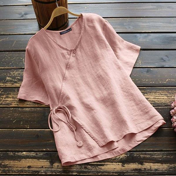 zanzea women short sleeve blouse summer vintage cotton shirt femininas solid work blusas casual robe femme tunic plus size1, White
zanzea women short sleeve blouse summer vintage cotton shirt femininas solid work blusas casual robe femme tunic plus size1, White