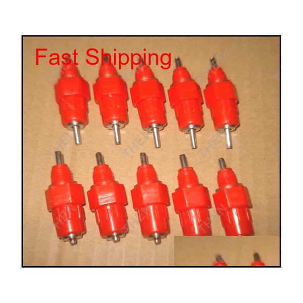 red chicken nipple drinker with steel ball screw heavy duty waterer drinker waterbowl for poultry rabbit duc qyluis yh_pack
red chicken nipple drinker with steel ball screw heavy duty waterer drinker waterbowl for poultry rabbit duc qyluis yh_pack