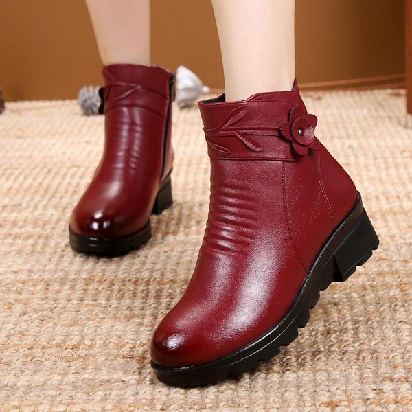 new fashion leather women ankle boots winter waterproof warm woman snow boots female non-slip casual shoes ladies, Black
new fashion leather women ankle boots winter waterproof warm woman snow boots female non-slip casual shoes ladies, Black