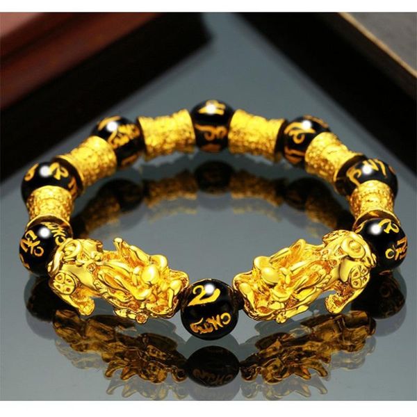 prosperity bracelet feng shui amulet bracelet with double gold plated pi xiu attract lucky and wealthy bangle lxh, Golden;silver
prosperity bracelet feng shui amulet bracelet with double gold plated pi xiu attract lucky and wealthy bangle lxh, Golden;silver