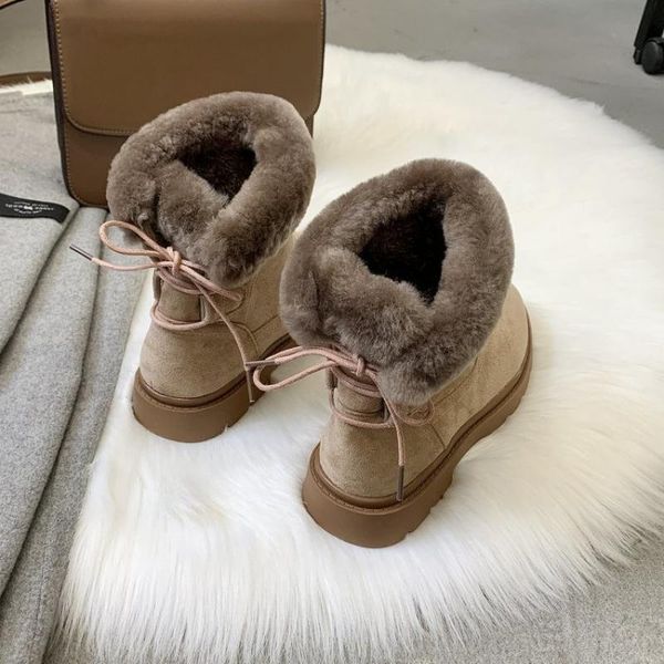 swonco winter cotton padded shoes fur snow boots for women 2020 back lace up female fashion warm ankle boots flock, Black
swonco winter cotton padded shoes fur snow boots for women 2020 back lace up female fashion warm ankle boots flock, Black