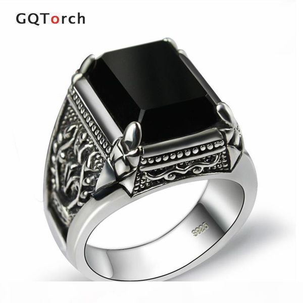 black obsidian ring vintage 100% real pure 925 sterling silver for mens with natural stone genuine fine jewelry rock fashion, Slivery;golden
black obsidian ring vintage 100% real pure 925 sterling silver for mens with natural stone genuine fine jewelry rock fashion, Slivery;golden