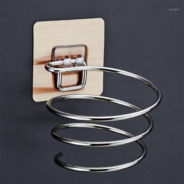 hair dryer holder blower organizer adhesive wall mounted nail no drilling stainless steel spiral stand for bathroom1
hair dryer holder blower organizer adhesive wall mounted nail no drilling stainless steel spiral stand for bathroom1
