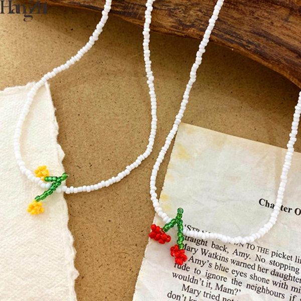 hangzhi 2020 new summer lovely colored cherry fruits pendant handmade acrylic beaded choker necklace for women girls jewelry, Golden;silver
hangzhi 2020 new summer lovely colored cherry fruits pendant handmade acrylic beaded choker necklace for women girls jewelry, Golden;silver