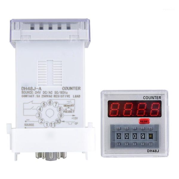 dh48j-a 24v/220v digital counter relay led display 1-999900 11-pin time relay counter measuring tool1
dh48j-a 24v/220v digital counter relay led display 1-999900 11-pin time relay counter measuring tool1
