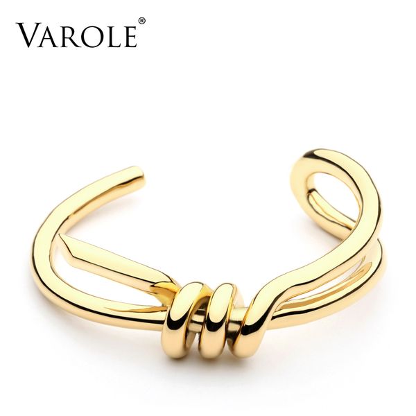 varole elegant knot cuff bracelet gold color bangle bracelets for women bangles jewelry wholesale pulseiras 0930, Black
varole elegant knot cuff bracelet gold color bangle bracelets for women bangles jewelry wholesale pulseiras 0930, Black