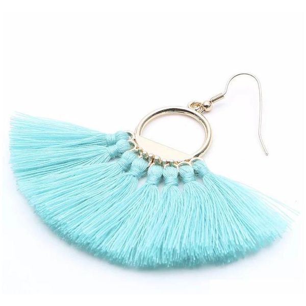 fashion women bohemia earrings colorful hand made woven fringed earrings fan shape semicircle eardrop 12 sqcseh queen66, Silver
fashion women bohemia earrings colorful hand made woven fringed earrings fan shape semicircle eardrop 12 sqcseh queen66, Silver