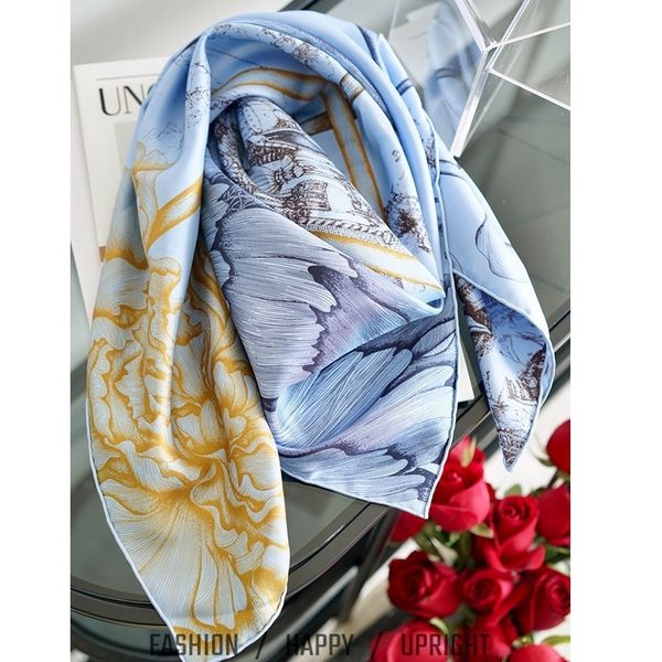 rose fantasy 100% silk scarf shawl fabulous square head scarves foulard for women 35" 201018, Blue;gray
rose fantasy 100% silk scarf shawl fabulous square head scarves foulard for women 35" 201018, Blue;gray