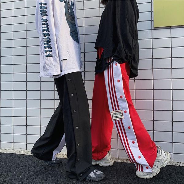 men pants full length wide leg harajuku punk novelty mens vintage korean streetwear trousers high waist harujuku high street, Black
men pants full length wide leg harajuku punk novelty mens vintage korean streetwear trousers high waist harujuku high street, Black
