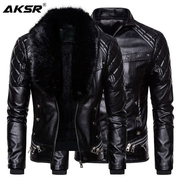 new men's biker leather jacket fur collar detachable faux leather motocycle jackets coats casual pu jacket chaqueta moto hombre 201119, Black
new men's biker leather jacket fur collar detachable faux leather motocycle jackets coats casual pu jacket chaqueta moto hombre 201119, Black