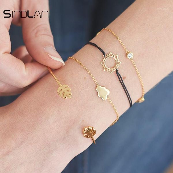 bangle sindlan bracelets bangles 4pcs / set jewelry charm crystal sun cloud leaf pendant opening simple for women1, Black
bangle sindlan bracelets bangles 4pcs / set jewelry charm crystal sun cloud leaf pendant opening simple for women1, Black