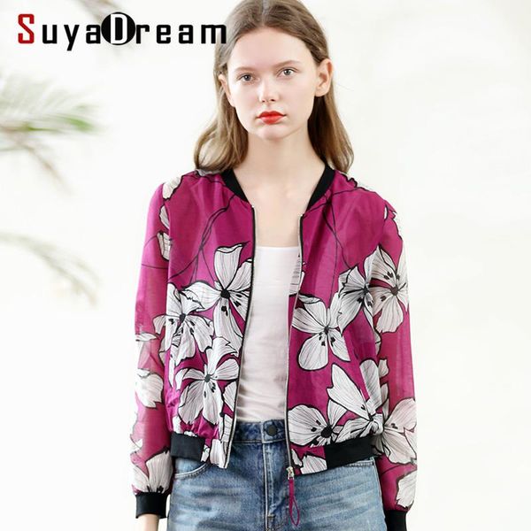 suyadream цветочные printed вскользь куртки zipper placket стенд воротник женщины короткие куртки 25% шелк 75% хлопок 2020 осень shirt, Black;brown
suyadream цветочные printed вскользь куртки zipper placket стенд воротник женщины короткие куртки 25% шелк 75% хлопок 2020 осень shirt, Black;brown