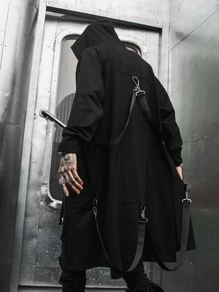 men ribbon casual long sleeve hooded shirt coat male streetwear hip hop punk long style shirt cardigan jacket windbreaker1, White;black
men ribbon casual long sleeve hooded shirt coat male streetwear hip hop punk long style shirt cardigan jacket windbreaker1, White;black