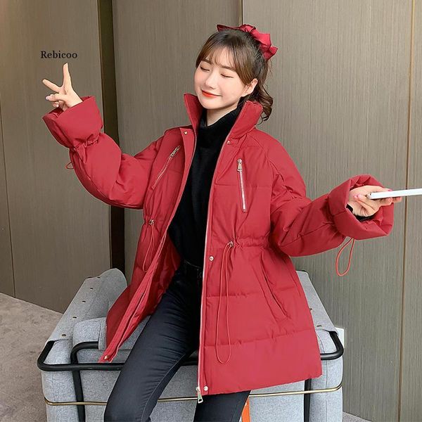 women solid oversize parkas thick winter zipper pockets female warm elegant coat jacket korean female, Black
women solid oversize parkas thick winter zipper pockets female warm elegant coat jacket korean female, Black