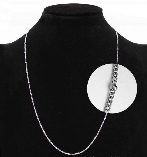 1.5mm 316l stainless steel classic chain necklace for man women stainless steel jewelry 50cm, Silver
1.5mm 316l stainless steel classic chain necklace for man women stainless steel jewelry 50cm, Silver