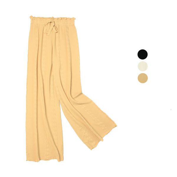 2021 new spring summer drawstring women flat knit casual loose wide leg pants female long trousers high waist ol clothing z1pq, Black;white
2021 new spring summer drawstring women flat knit casual loose wide leg pants female long trousers high waist ol clothing z1pq, Black;white
