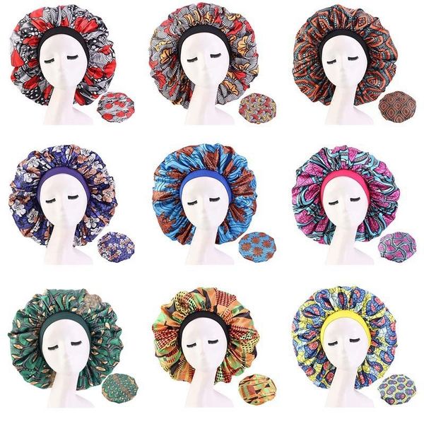 ladies extra large hair cap for sleeping african printed satin night hat elastic artificial silk chemo bonnet round turban, Blue;gray
ladies extra large hair cap for sleeping african printed satin night hat elastic artificial silk chemo bonnet round turban, Blue;gray