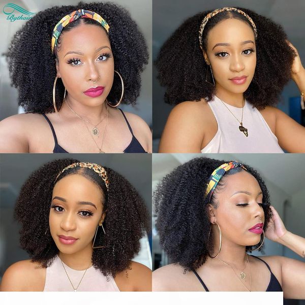 bythair human hair headband wig afro kinky curly straight wavy deep curly machine made natural color human hair wig with headband no glue, Black
bythair human hair headband wig afro kinky curly straight wavy deep curly machine made natural color human hair wig with headband no glue, Black
