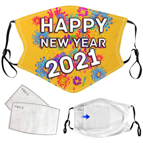 2021 happy new years print face mask with 2x filter pm2.5 fabric face cover reusable mouth cover masks washable mouth mask jllcgg
2021 happy new years print face mask with 2x filter pm2.5 fabric face cover reusable mouth cover masks washable mouth mask jllcgg