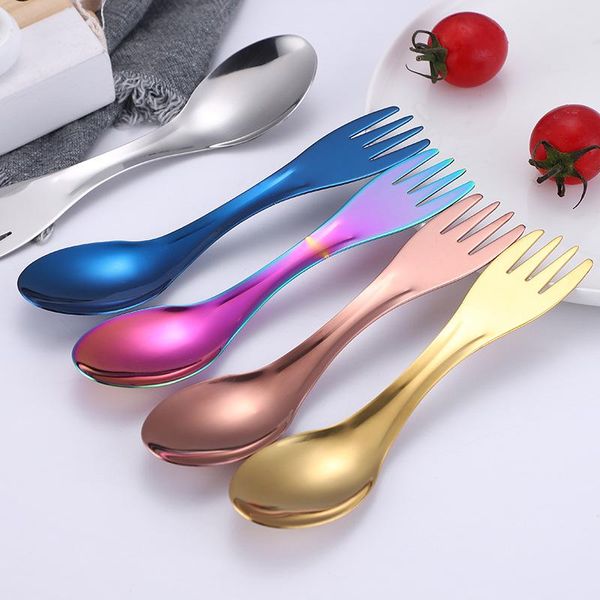 spoons multifuntional outdoor camping picnic spoon tableware 304 stainless steel fork dessert spork
spoons multifuntional outdoor camping picnic spoon tableware 304 stainless steel fork dessert spork