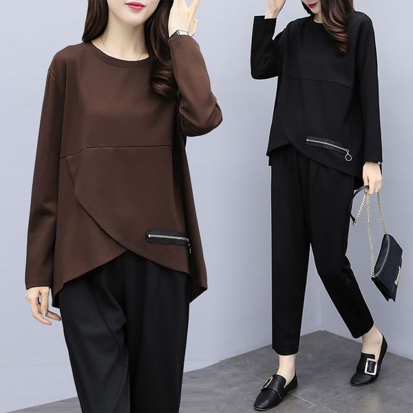 5r10k plus fat women's 200kg plus two pieces large two-piecefat sister autumn casual foreign style loose suit mm thin size two piece se, Gray
5r10k plus fat women's 200kg plus two pieces large two-piecefat sister autumn casual foreign style loose suit mm thin size two piece se, Gray