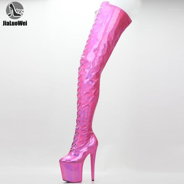 jialuowei 8 inch 20cm closed toe classic lace up holographic pole dance platform thigh high boots1, Black
jialuowei 8 inch 20cm closed toe classic lace up holographic pole dance platform thigh high boots1, Black