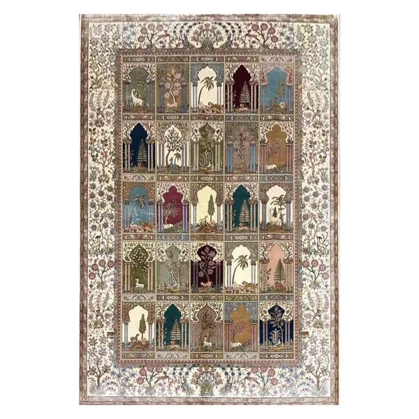 6'x9' silk carpet area rugs living room carpets parlor anti-skid floor rug for home decorative
6'x9' silk carpet area rugs living room carpets parlor anti-skid floor rug for home decorative